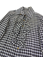 Load image into Gallery viewer, Vivienne Westwood Check Ruffle Shirt Size 4
