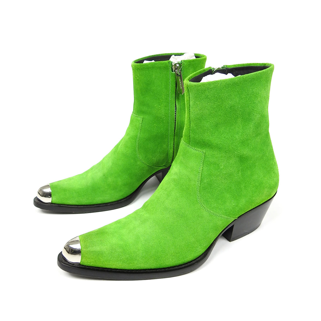 Calvin Klein CK205W39NYC Green Suede Boots Size 41 (US 8)