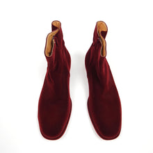 Load image into Gallery viewer, Margiela Red Velvet Boot Size 41
