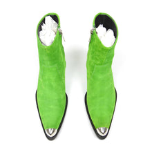 Load image into Gallery viewer, Calvin Klein CK205W39NYC Green Suede Boots Size 41 (US 8)
