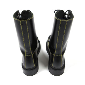 Balenciaga Black Combat Boots Size 44