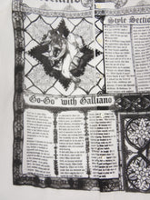 Load image into Gallery viewer, John Galliano Sheer Gazette Print Shirt Size 50
