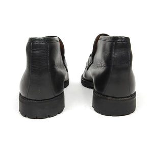 Gucci Black Leather Horsebit Boots Size 8