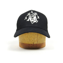 Load image into Gallery viewer, Amiri Wes Lang Reaper Logo Trucker Hat
