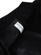 Load image into Gallery viewer, Yves Saint Laurent Vintage Black Wool Overcoat Size 50
