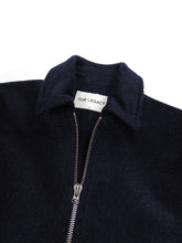 Load image into Gallery viewer, Our Legacy Navy Pressed Cilium Jacket Size 46
