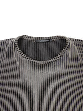 Load image into Gallery viewer, Issey Miyake Grey Striped T-Shirt Size 4 (XL)
