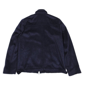 Our Legacy Navy Pressed Cilium Jacket Size 46