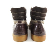 Load image into Gallery viewer, Lanvin Tennis Haute High Top Brown Suede and Leather Sneakers - 8
