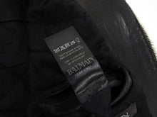 Load image into Gallery viewer, Balmain Black Heavy Lambskin Leather Moto Jacket - M
