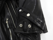 Load image into Gallery viewer, Balmain Black Heavy Lambskin Leather Moto Jacket - M
