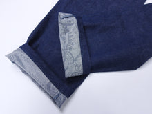 Load image into Gallery viewer, Blue Blue Japan Lightweight Indigo Paisley Print Denim Jeans - 34

