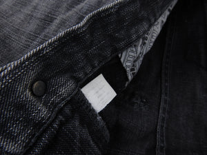Number (N)ine Grey Wash Slim Straight Cropped Denim Jeans - 30