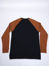 Load image into Gallery viewer, Fred Perry x Raf Simons Rust Black Colour Block Crew neck Sweater - L

