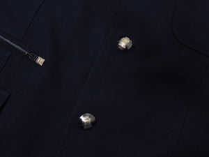 Corneliani Navy Zip Pocket Formal Blazer - M