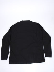 Stone Island Shadow Project Black Nehru Collar Button Up Shirt - M