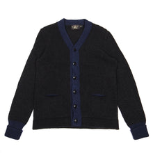 Load image into Gallery viewer, RRL &amp; Co Black/Navy Cardigan Small
