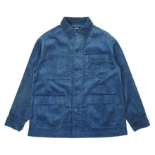 Load image into Gallery viewer, Arpenteur Blue Corduroy Chore Jacket Size Small
