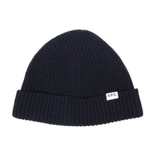 Load image into Gallery viewer, A.P.C. Navy Beanie
