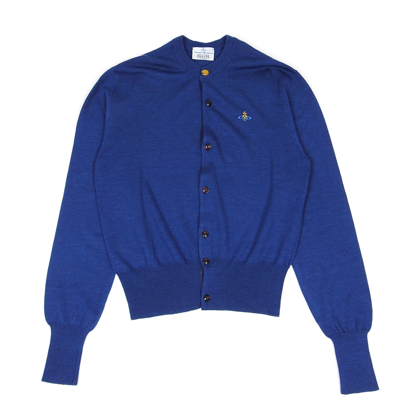 Vivienne Westwood Navy Cardigan I Miss You MAN