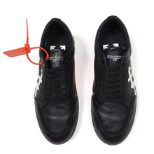 Load image into Gallery viewer, Off-White Low Vulcanized Sneakers Black/White Size 41 || US 8
