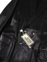 Load image into Gallery viewer, Gianni Versace Vintage Leather Jacket Size 48
