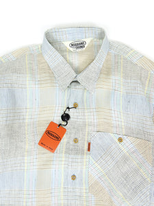 Missoni Vintage Check Linen Shirt Size Medium