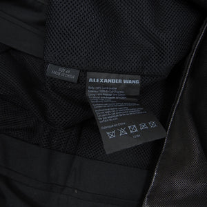 Alexander Wang Black Leather Shorts Size 46
