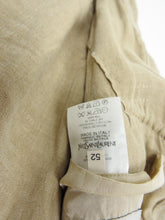 Load image into Gallery viewer, Yves Saint Laurent Linen Safari Jacket Size 52
