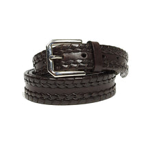 Load image into Gallery viewer, Brunello Cucinelli Woven Leather Belt Size 100
