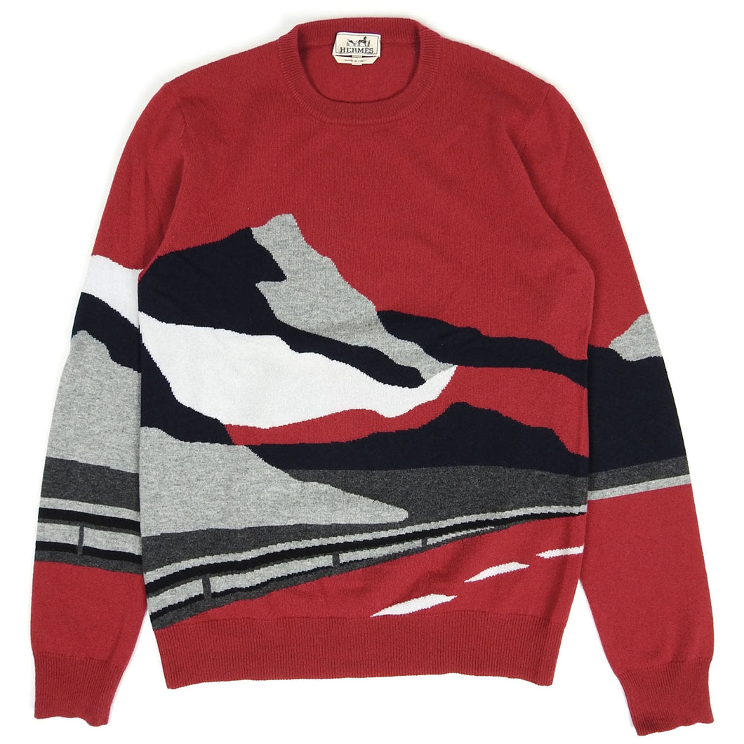 Hermes Graphic Cashmere Knit Size Small