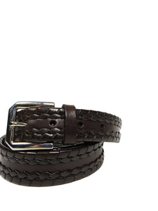 Brunello Cucinelli Woven Leather Belt Size 100