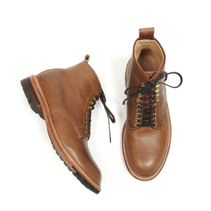 Alden Brown Plain Toe Boot Size 8