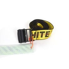 Load image into Gallery viewer, Off-White Yellow Industrial Belt
