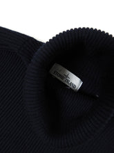 Load image into Gallery viewer, Stone Island A/W&#39;18 Navy Knit Turtleneck Sweater Size 3XL
