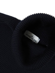 Stone Island A/W'18 Navy Knit Turtleneck Sweater Size 3XL