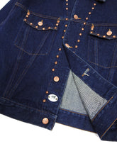 Load image into Gallery viewer, Junior Gaultier Studded Denim Jacket Size 50
