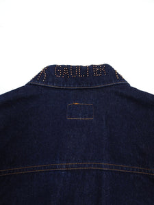 Junior Gaultier Studded Denim Jacket Size 50