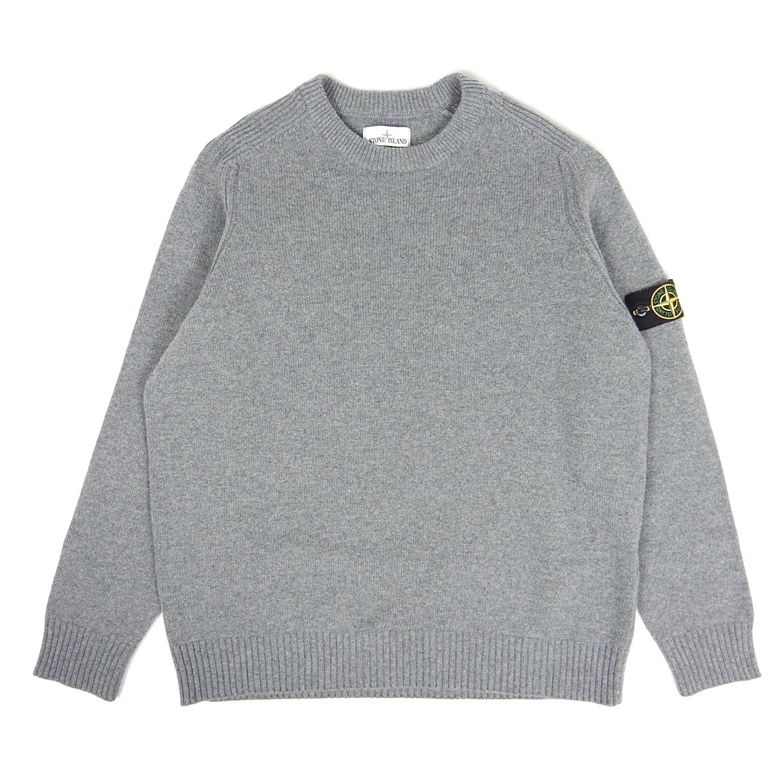 Stone Island A/W'20 Grey Knit Crewneck Sweater Size 3XL – I Miss