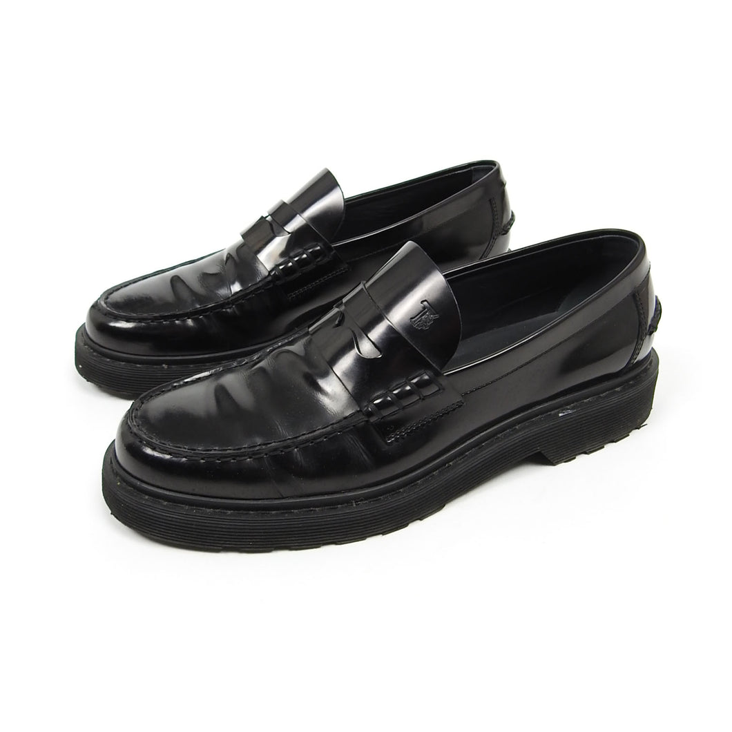 Tod's Black Patent Leather Loafer Size 11