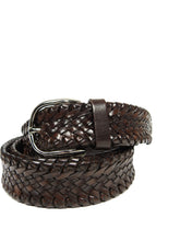 Load image into Gallery viewer, Brunello Cucinelli Woven Leather Belt Size 105
