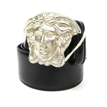 Load image into Gallery viewer, Versace Silver Medusa Buckle Belt Size 85
