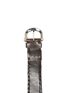 Brunello Cucinelli Woven Leather Belt Size 105