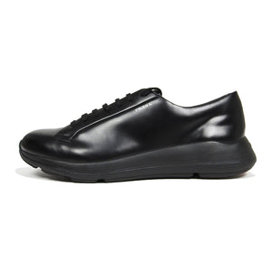 Prada Black Leather Shoes Size 8