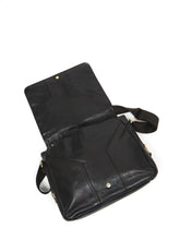 Load image into Gallery viewer, Yves Saint Laurent Rive Gauche Black Leather Muse Messenger
