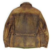 Load image into Gallery viewer, RRL &amp; Co Brown Leather Jacket Size Medium
