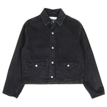 Load image into Gallery viewer, Our Legacy Black Denim Jacket Size 48
