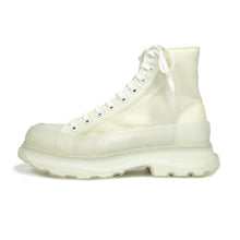 Load image into Gallery viewer, Alexander McQueen Off-White Mesh Tread Slick High Sneakers Size 43

