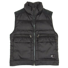 Load image into Gallery viewer, Prada Black Nylon/Leather Down Fill Vest Size 46
