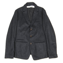 Load image into Gallery viewer, Individual Sentiments Charcoal Wool Blazer Size 1
